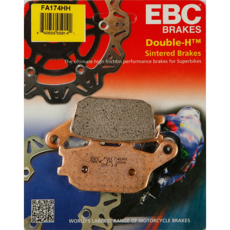 Load image into Gallery viewer, EBC 1 Pair Sintered HH Race Formula Brake Pads MPN FA174HH
