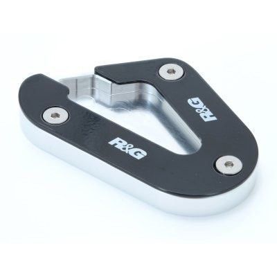 Load image into Gallery viewer, R&amp;G Racing Silver Kickstand Shoe For 2003-2004 Suzuki GSXR1000 PKS0046SI
