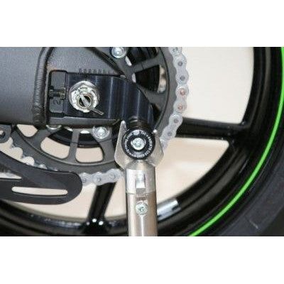 R&G Racing Black Cotton Reels Offset For 2004-2005 Kawasaki Ninja ZX10R ZX1000C