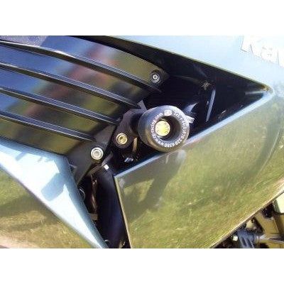 Load image into Gallery viewer, R&amp;G Racing Black Classic Style Crash Protectors For 2006-2007 Kawasaki Ninja ZX14 ZX1400A
