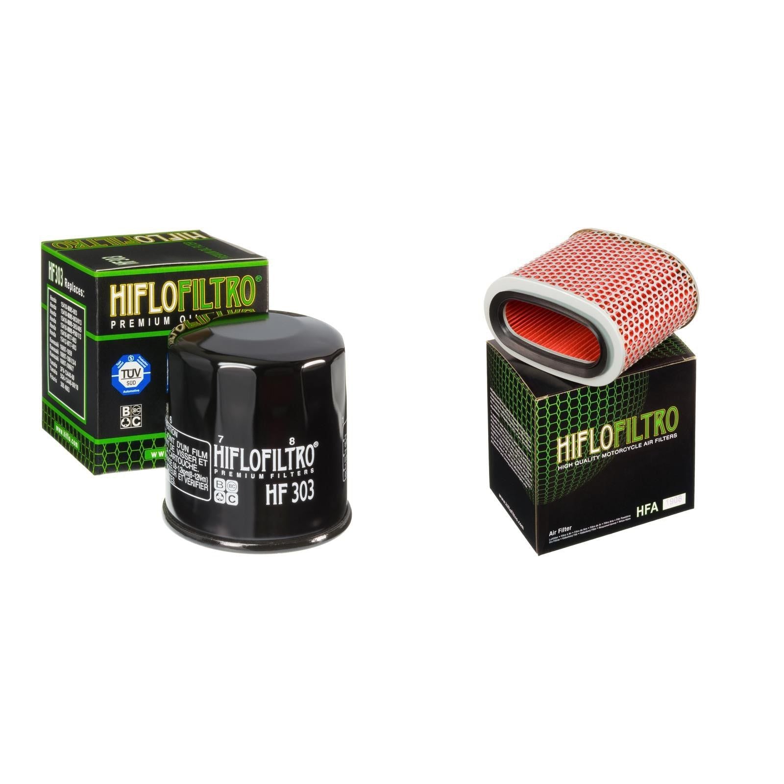 HIFLO FILTRO Oil and Air Filter Kit for HONDA VT1100 C Shadow Spirit 99-07