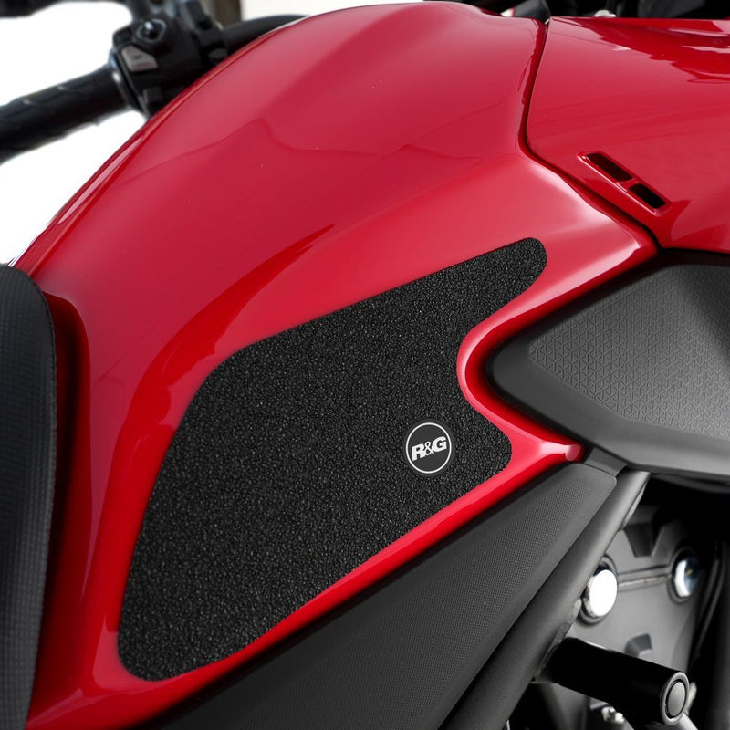 Load image into Gallery viewer, R&amp;G Racing Black Tank Traction Grips For 2024-2025 Honda NX500 EZRG360BL
