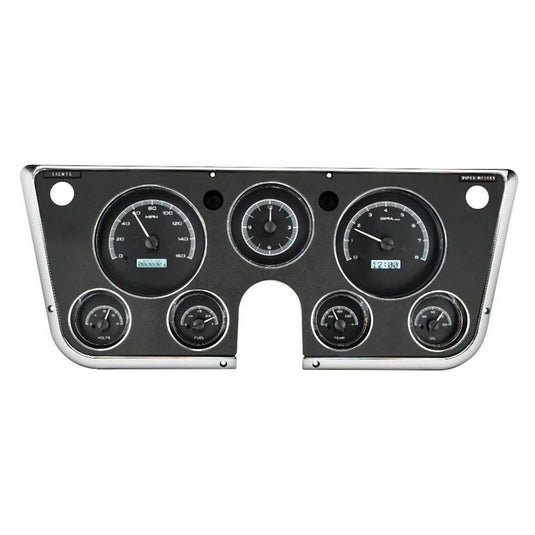 Dakota Digital 1967-1972 Chevrolet VHX Gauge Kit with Analog Clock VHX-67C-PA