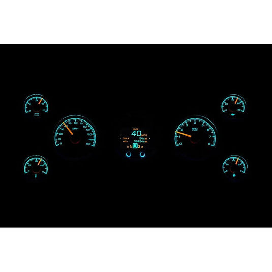 Dakota Digital 7-Piece Round HDX Analog Universal Gauge kit HDX-2070