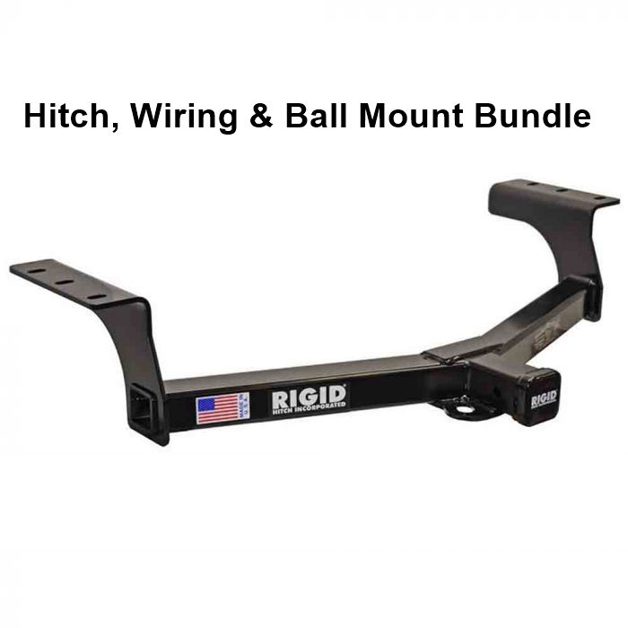 Load image into Gallery viewer, Rigid Hitch (R3-0518) Class III 2 Inch Receiver Trailer Hitch Bundle - Includes Ball Mount and Custom Wiring Harness fits 2013-2018 Toyota RAV4
