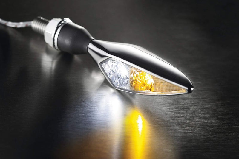 Load image into Gallery viewer, Kuryakyn Micro Rhombus Marker Lights Chrome 2539
