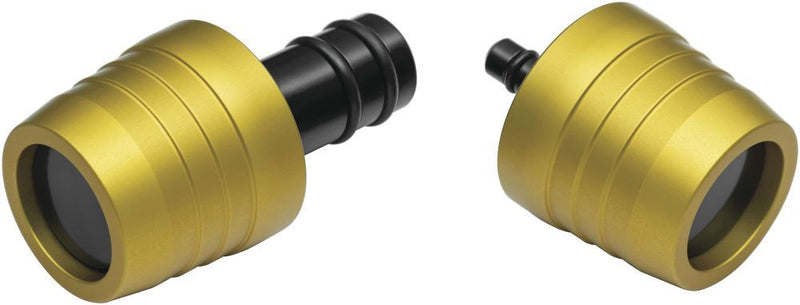 Load image into Gallery viewer, Kuryakyn Lodestar Gold Front Axle Sliders 3829
