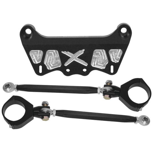 Modquad Front Upper Shock Mount and Brace Kit For Can-Am Maverick X3 900 X rs Turbo R 2017-2020 Black