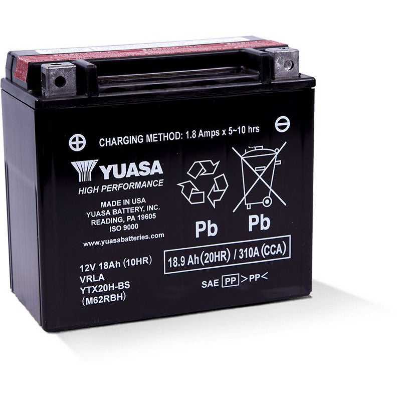 Load image into Gallery viewer, Yuasa Maintenance Free YTX20HBS 12 Volt Battery YUAM62RBH
