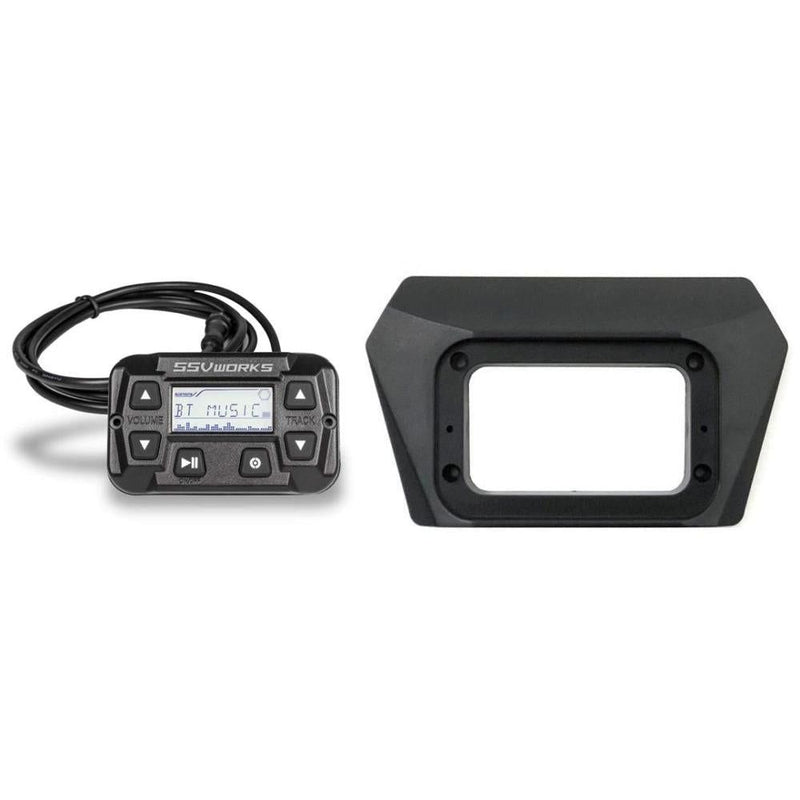 Load image into Gallery viewer, SSV Works MRB3S Media Player With Dash Panel Kit For Polaris RZR XP 1000 19-22

