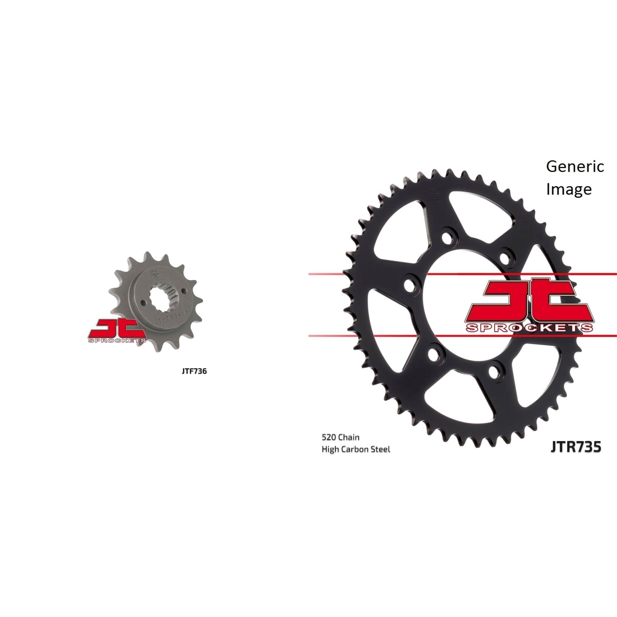 Front & Rear Sprocket Kit for Street DUCATI 620 Monster ie 2005-2006