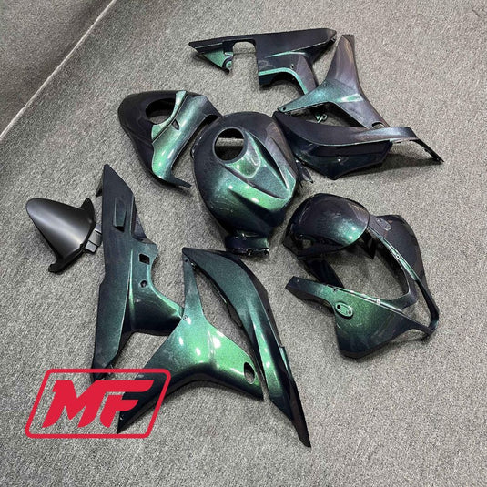 Monster Fairings Full Kit Honda CBR600RR 07-08 Plain Green + Windshield + Gas Tank Cover
