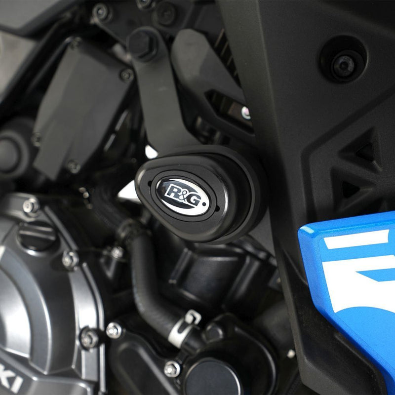 Load image into Gallery viewer, R&amp;G Racing Black Aero Style Crash Protectors For 2024-2024 Suzuki GSX-8R
