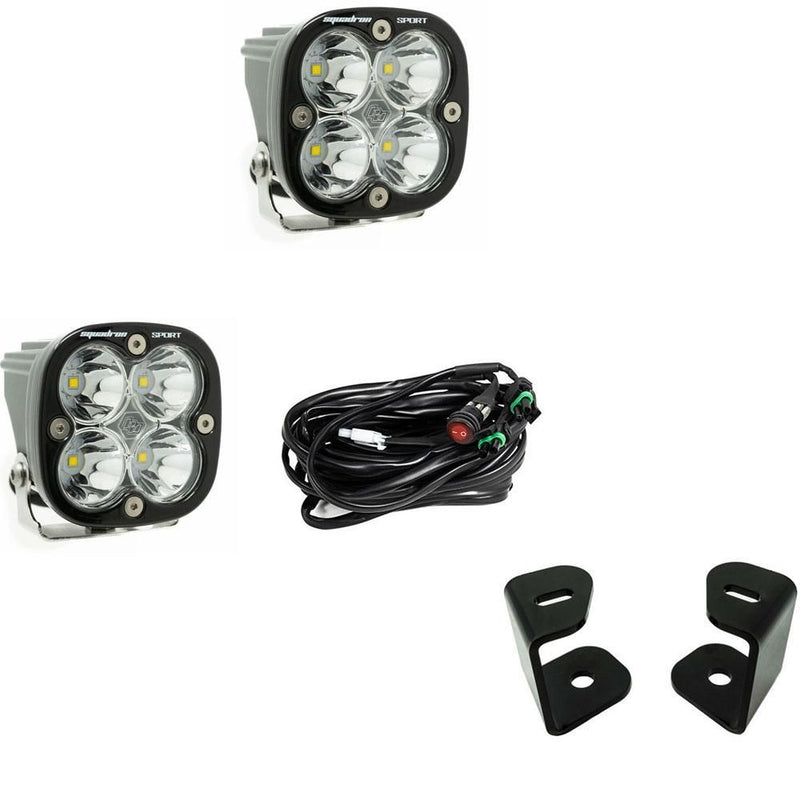 Load image into Gallery viewer, Baja Designs A-Pillar Light Kit Pair Squadron Sport Series Driving/Combo Pattern Clear Lens 447521
