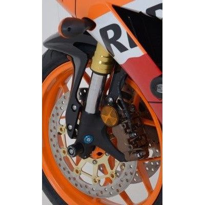 Load image into Gallery viewer, R&amp;G Racing Black Fork Protectors For 2007-2016 Honda CBR600RR FP0061BK
