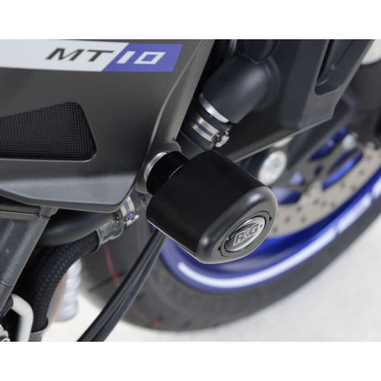 R&G Racing Black Aero Style Crash Protection Bobbins For 2018-2024 Yamaha MT-10