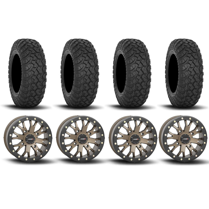 Load image into Gallery viewer, System 3 SB-4 Beadlock Bronze 15" Wheels And RT320 Tires [32x10R-15]
