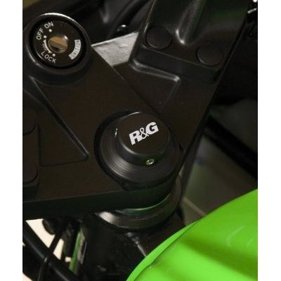 R&G Racing Black Top Yoke Cap For 2008-2017 Kawasaki Ninja 250