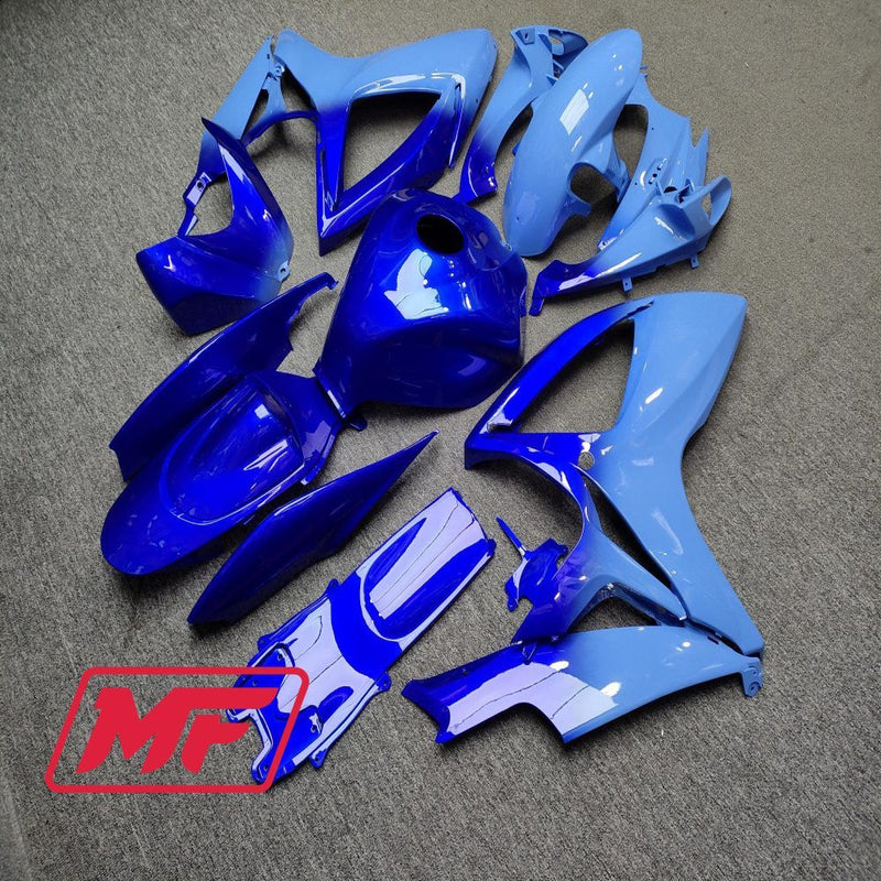 Load image into Gallery viewer, Monster Fairings Full Kit Suzuki GSXR600-750 06-07 Gloss Blue Gradient + Windshield + Gas Tank Cover
