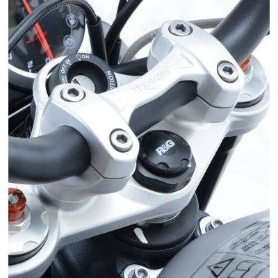 Load image into Gallery viewer, R&amp;G Racing Black Top Yoke Cap For 2015-2020 Kawasaki Ninja H2 ZX1000

