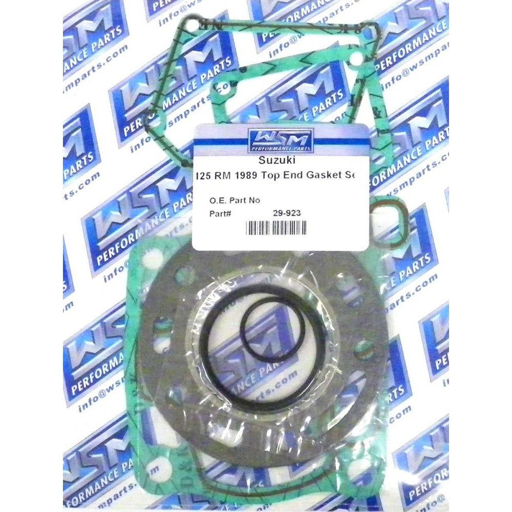 WSM Top End Gasket Kit For Suzuki 125 RM 1989 29-923