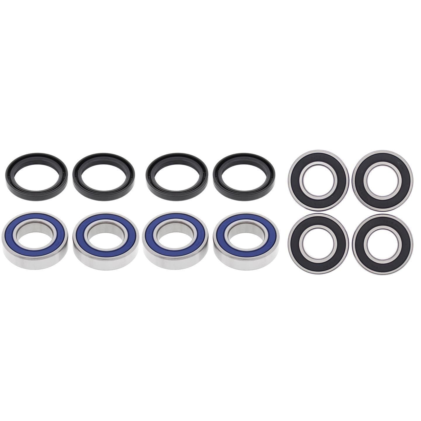 Complete Bearing Kit for Front and Rear Wheels fit Kawasaki Mule 10 90