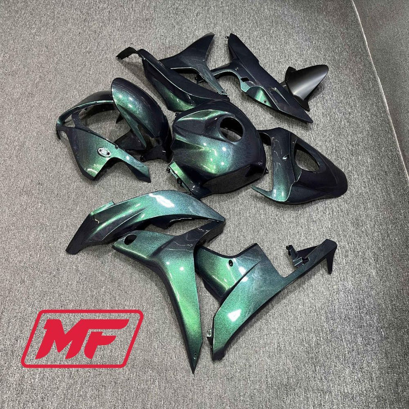 Load image into Gallery viewer, Monster Fairings Full Kit Honda CBR600RR 07-08 Plain Green + Windshield + Gas Tank Cover
