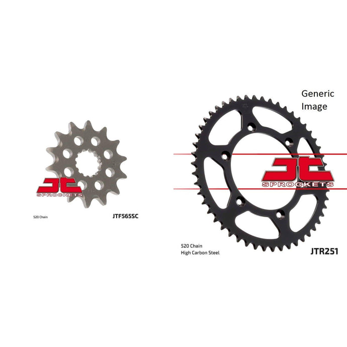 Front and Rear Steel Sprocket Kit for OffRoad YAMAHA YZ426F 2000-2002