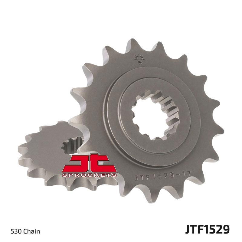 Load image into Gallery viewer, JT Sprockets Front Steel Countershaft Sprocket 17 Tooth 17T 530 Chain

