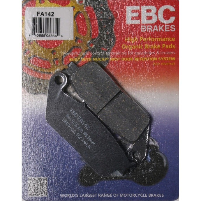 EBC 1 Pair Premium SFA Organic OE Replacement Brake Pads MPN FA142