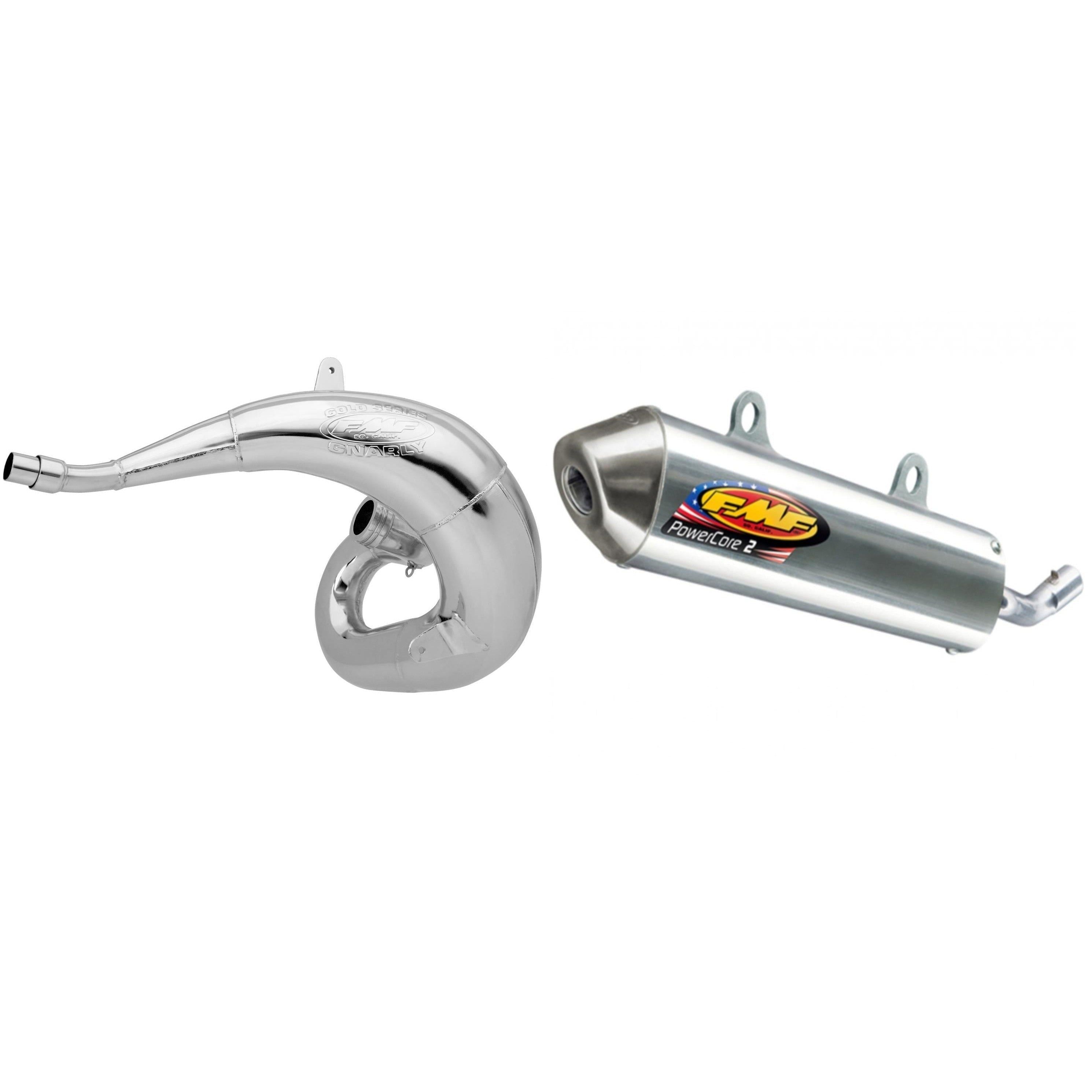FMF Powercore 2 Silencer & Gnarly Pipe for KTM 200 XCW 2006-2010