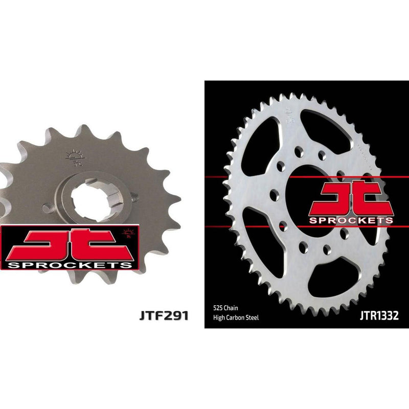 Load image into Gallery viewer, Front &amp; Rear Sprocket Kit for HONDA CMX450 C Rebel-USA 86-87 JT Sprockets
