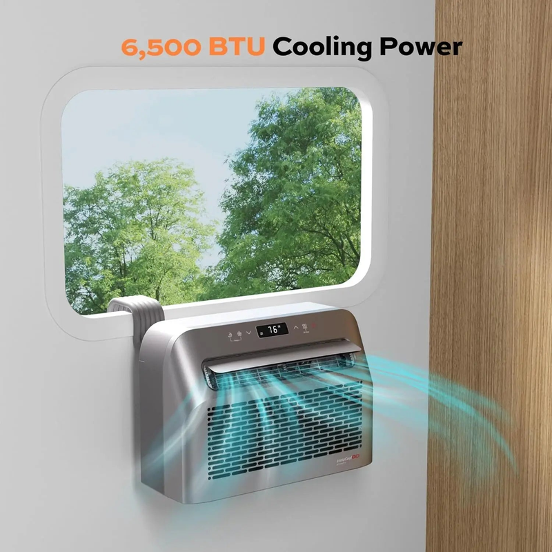 Load image into Gallery viewer, Fogatti InstaCool Go Portable Window Air Conditioner, 6500 BTU Mini Split, U Shaped

