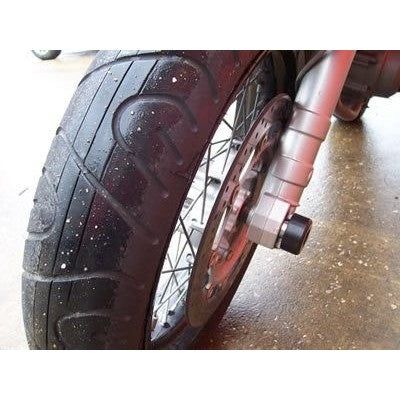 Load image into Gallery viewer, R&amp;G Racing Black Fork Protectors For 2009-2016 Yamaha XT660 Tenere Z
