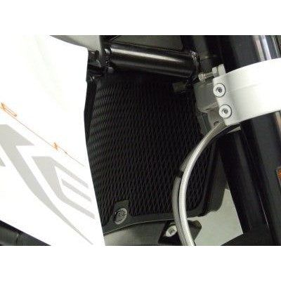 R&G Racing Black Aluminum Radiator Guard For 2005-2011 KTM 990 Super Duke