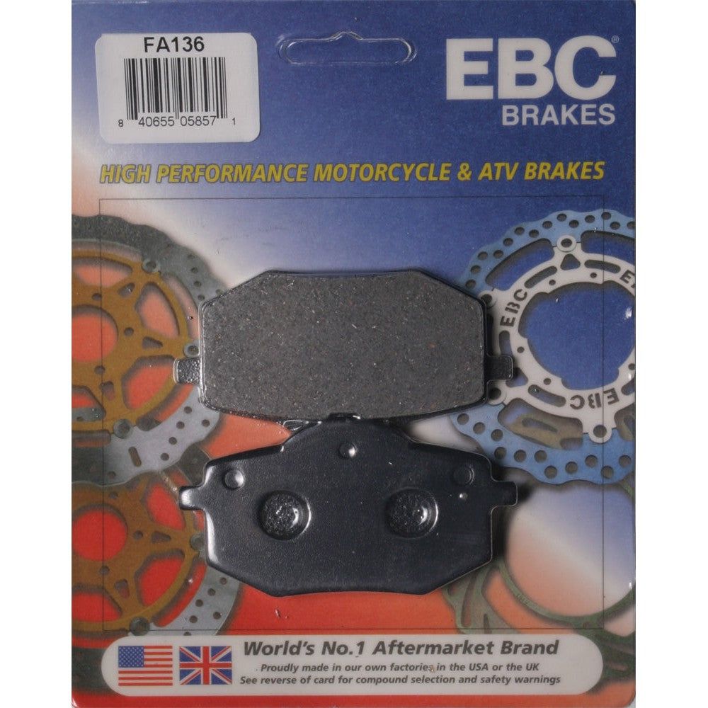 EBC 1 Pair Premium SFA Organic OE Replacement Brake Pads For Yamaha Virago 535 XV535 1987-1994