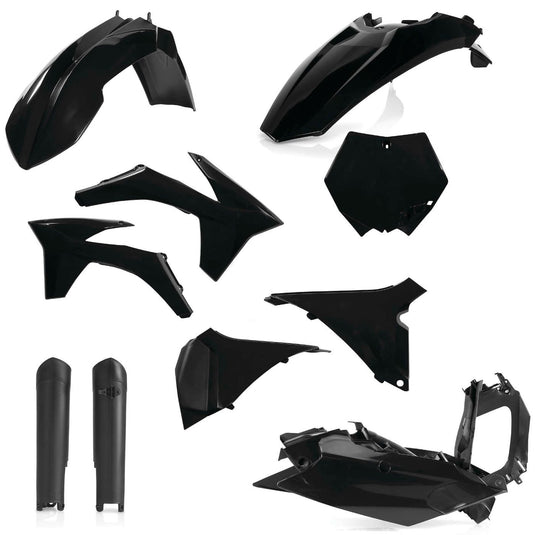 Acerbis Black Full Plastic Kit for KTM - 2205280001
