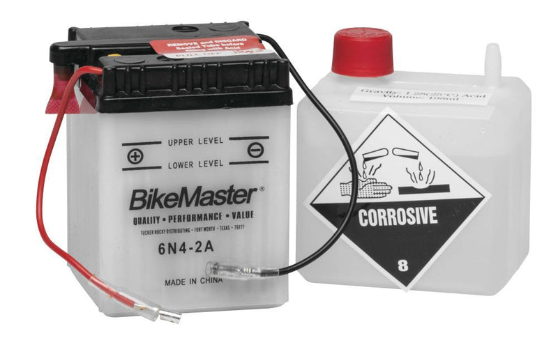 Load image into Gallery viewer, BikeMaster Performance Conventional Battery For Honda XL80S 1983-1985 White

