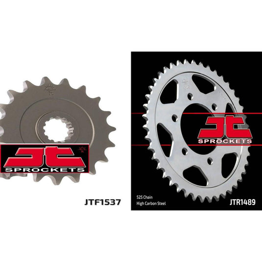 Front & Rear Sprocket Kit for KAWASAKI ZX-9R-ZX900 F1-F2-Ninja 02-03 JT Sprocket