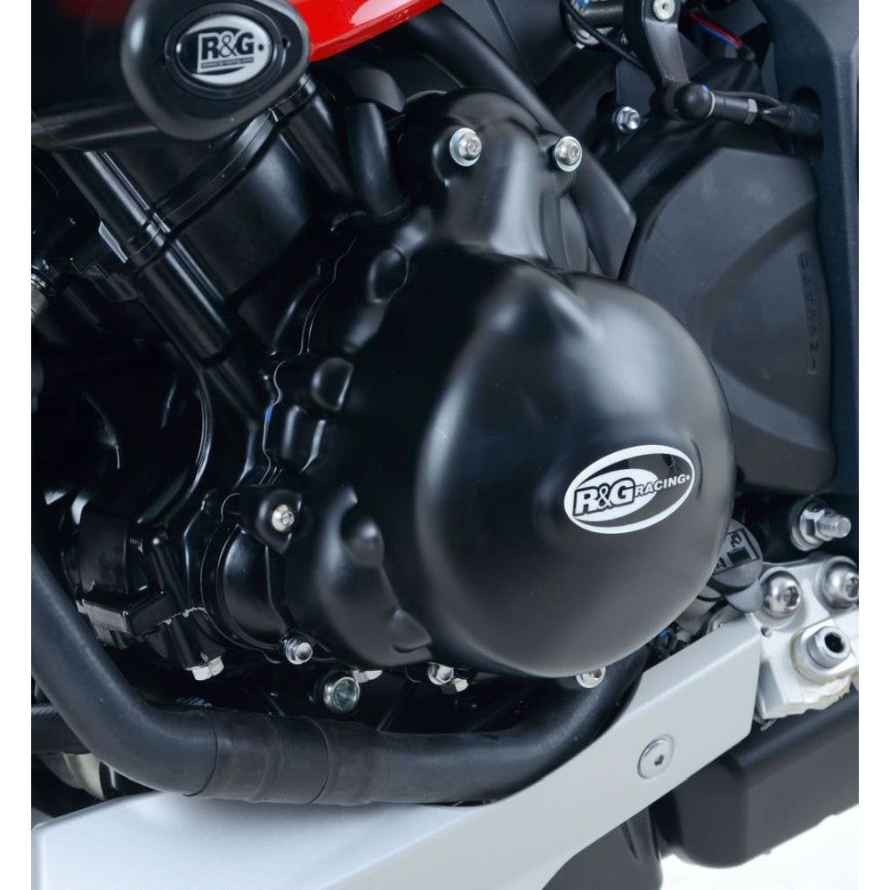 R&G Racing Black Engine Case Covers LHS For 2016-2024 Triumph Street Triple Rx