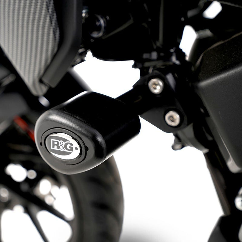 Load image into Gallery viewer, R&amp;G Racing Black Aero Style Crash Protectors For 2022-2024 CF-Moto 300NK
