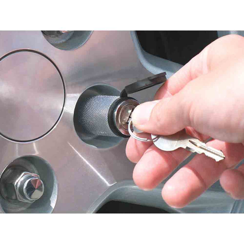 Load image into Gallery viewer, Keyed Alike - Spare Tire Lock - Adjustable 1/4 Inch to 7/8 Inch Internal Width - 1/2 Inch Diameter Pin - 3 Pack
