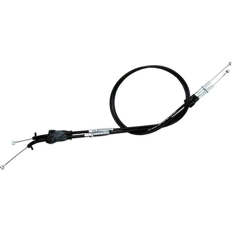 Load image into Gallery viewer, Motion Pro Black Vinyl Push-Pull Throttle Cable Set 03-0415

