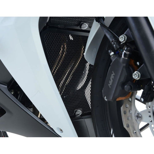 R&G Racing Black Downpipe Grill For 2016-2018 Honda CBR500R DG0020BK