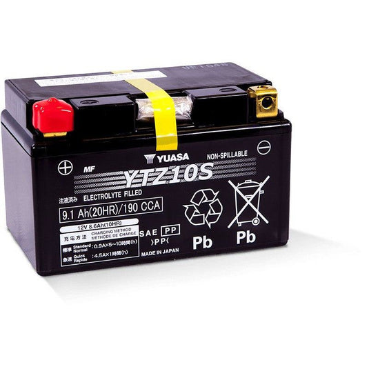 Yuasa Maintenance Free YTZ10S 12 Volt Battery YUAM7210A