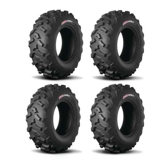 Kenda Set of Two K3203 Mastodon AT Tires (8 Ply) [28x10R-14] And Two (8 Ply) [30x10R-14] Tires