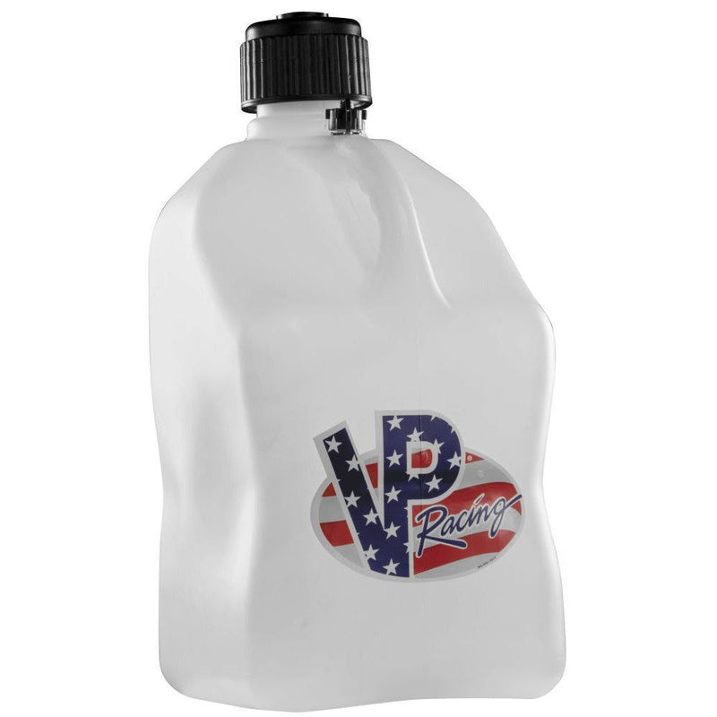 Load image into Gallery viewer, VP Racing 4 Pack Patriotic 5.5 Gallon Square Utility Jugs + 2 Deluxe Fill Hoses
