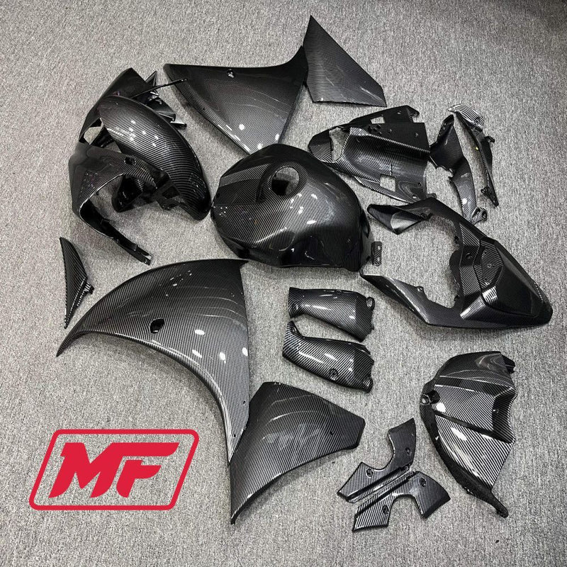 Load image into Gallery viewer, Monster Fairings Full Kit Yamaha R1 09-11 Carbon Fiber Style + Windshield + Gas Tank Cover
