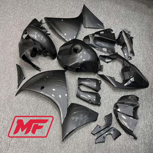 Monster Fairings Full Kit Yamaha R1 09-11 Carbon Fiber Style + Windshield + Gas Tank Cover