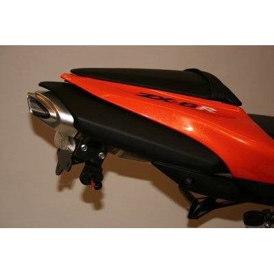 R&G Racing Black Tail Tidy License Plate Holder For 2007-2008 Kawasaki Ninja ZX6R ZX600P